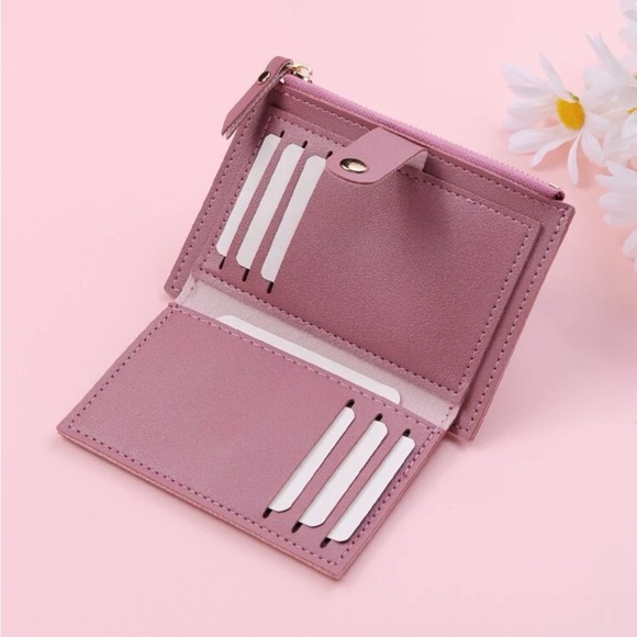 ⚠️Clearance Dusty Pink Slim Bifold Wallet / Cardholder - Picture 3 of 4